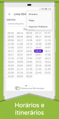 Hora do Ônibus Metropolitano SP android App screenshot 2